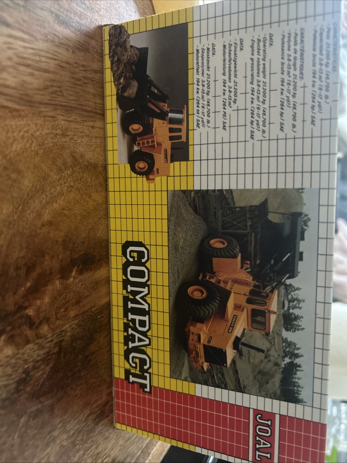 1991 Joal VOLVO BM L160 MICHIGAN FRONT END LOADER 1/50 Scale Diecast NEW
