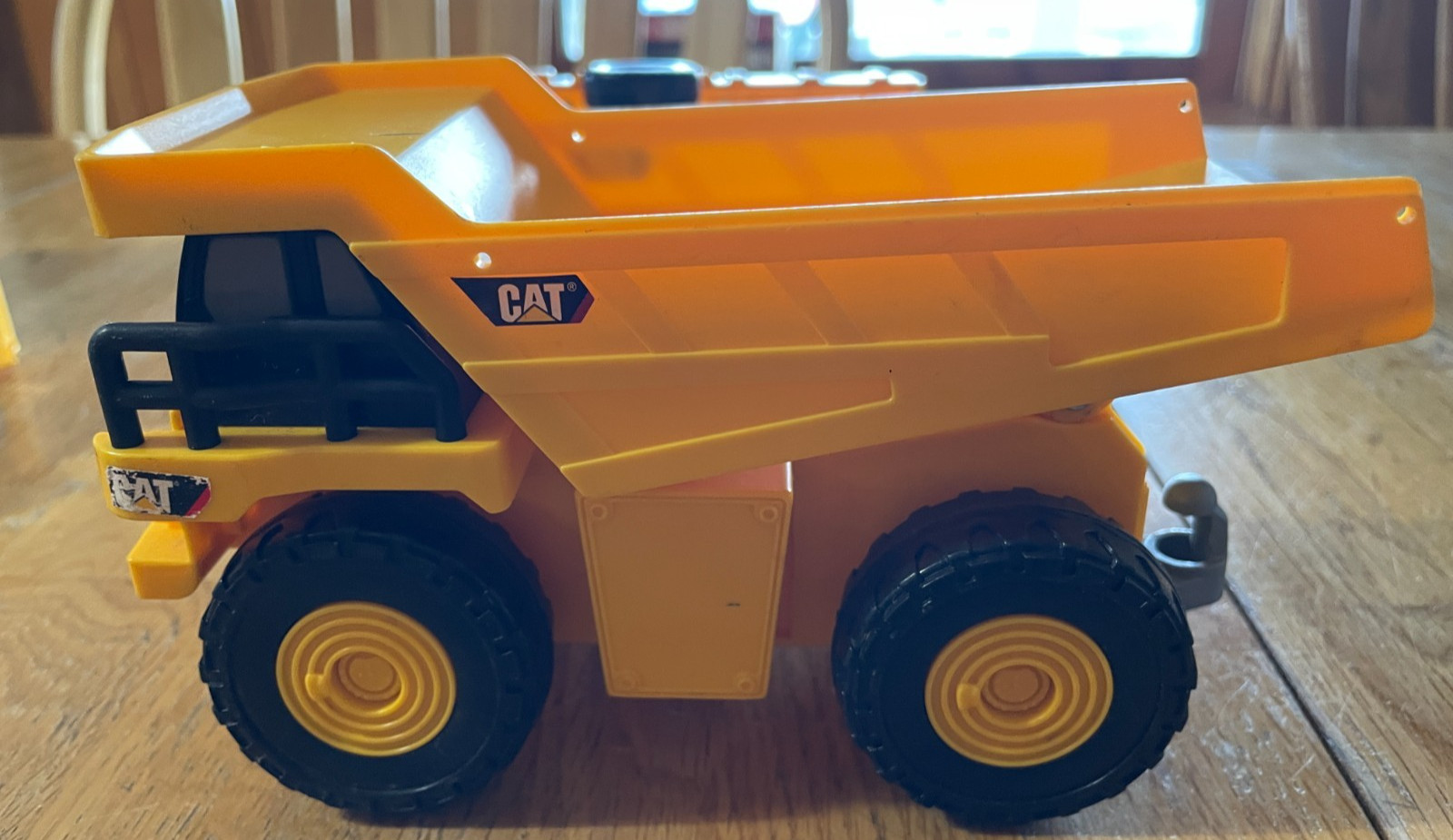 CAT WGT Construction Vehicles Lot Diecast Plastic Yellow w/Tonka warning light