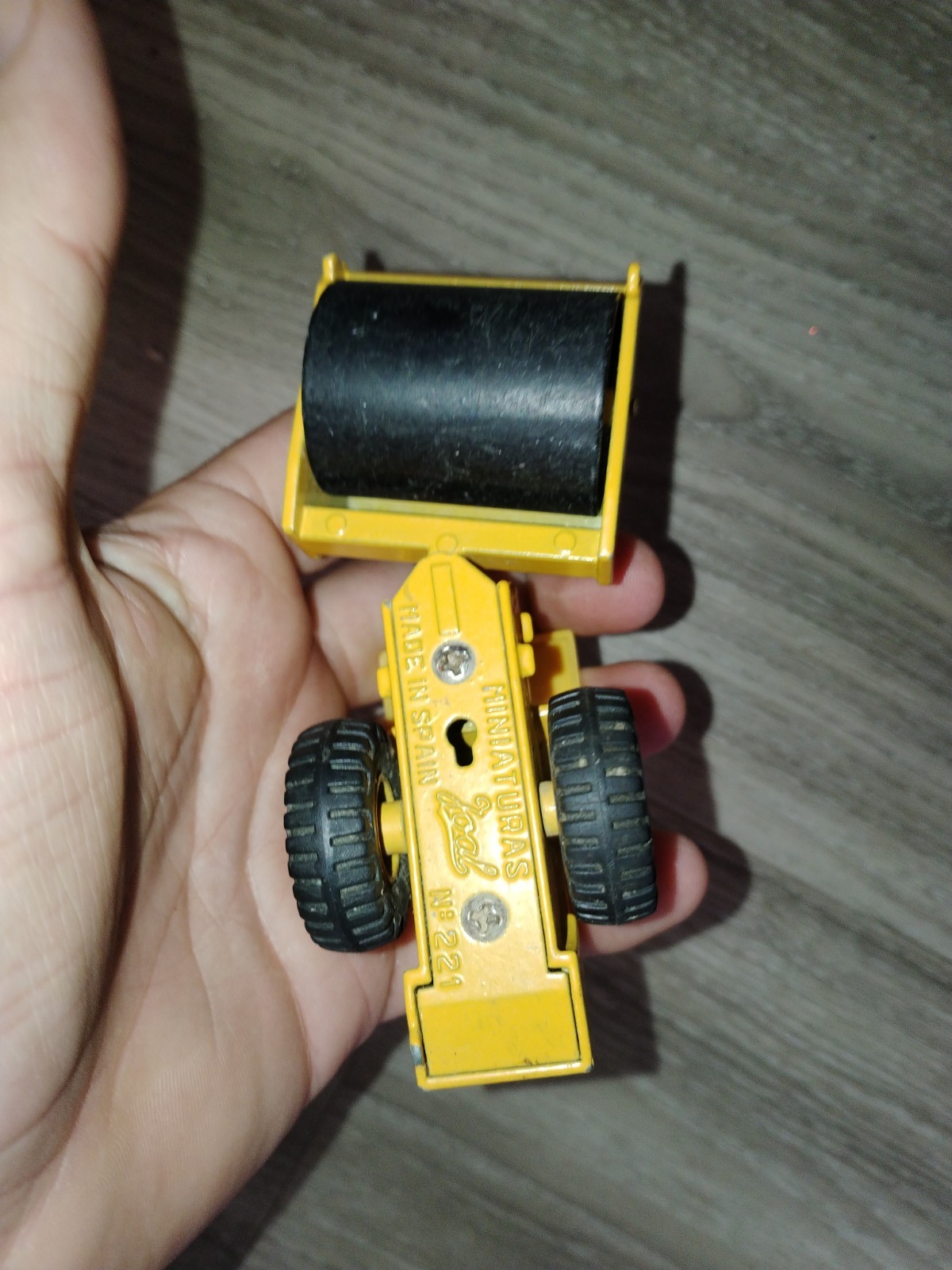 Joal Compact 221 Spain Caterpillar CAT Steam Roller Yellow 1:50