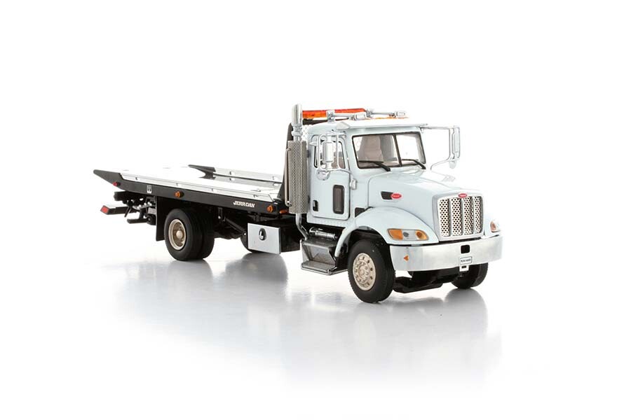 TWH 080-101 Peterbilt Jerr-Dan 5T Steel Shark Rollback – White 1/50 Die-cast MIB