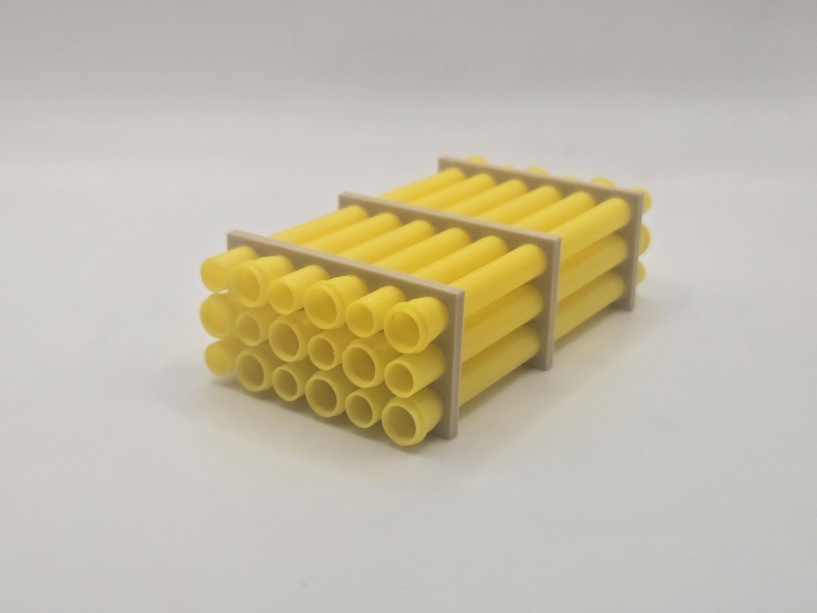 1/50 Scale 12″ Yellow Pipe Trailer Load/Diorama Accessory