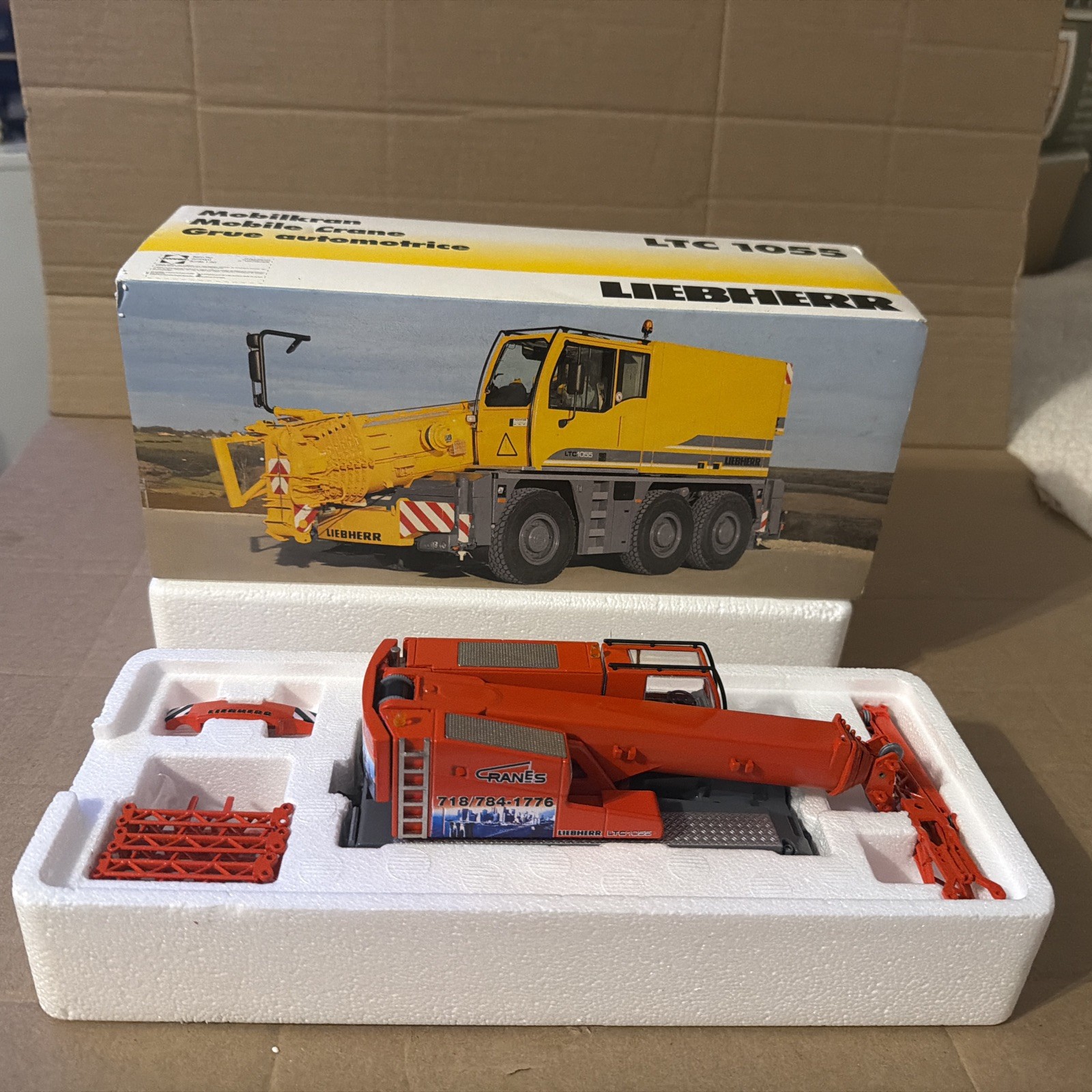 Conrad 1:50 Liebherr LTC 1055 Cranes & Co Art 20100/0 New