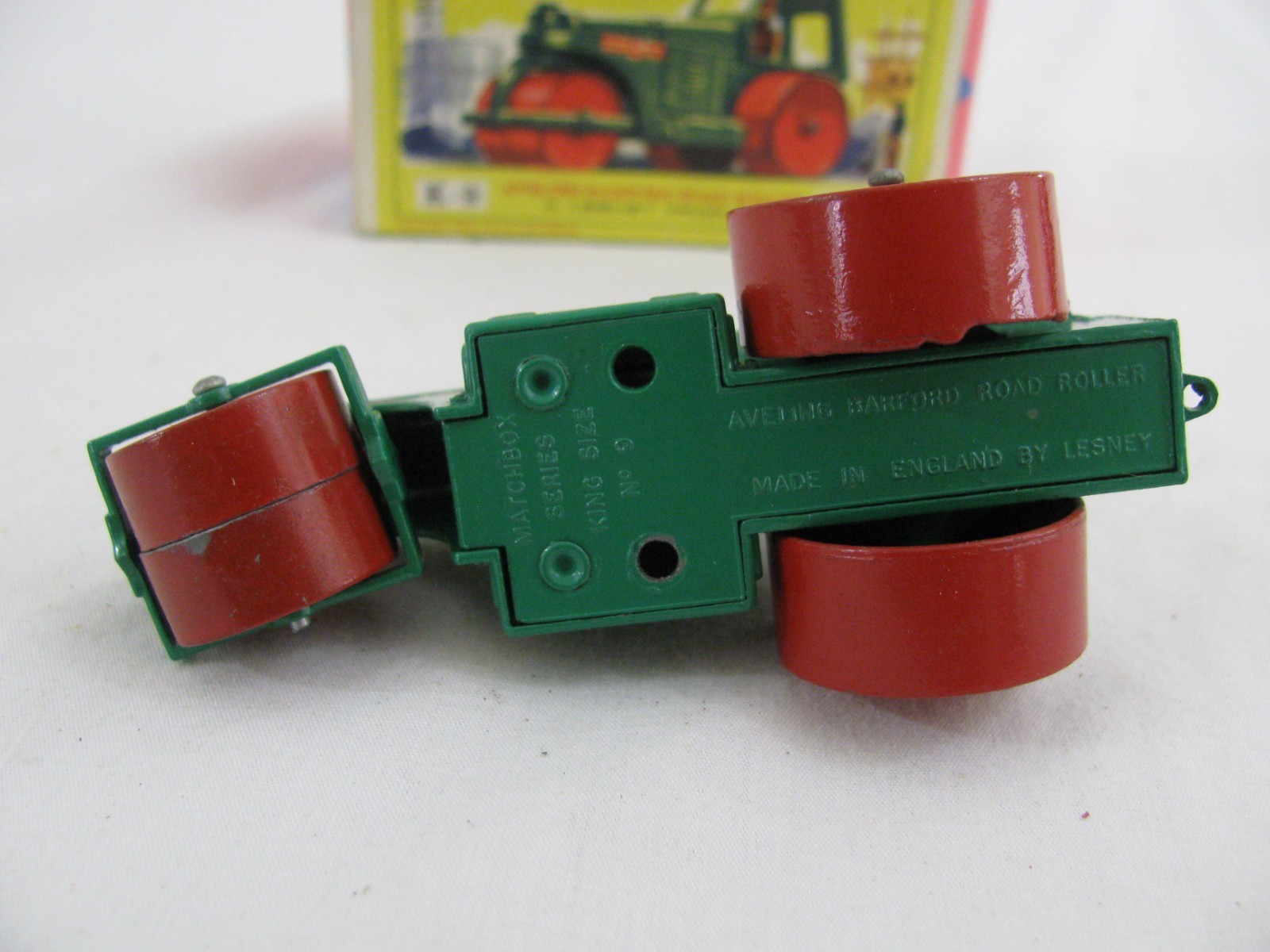 Lesney Matchbox King Size K-9 Aveling-Barford Road Roller w/ Box New Read!