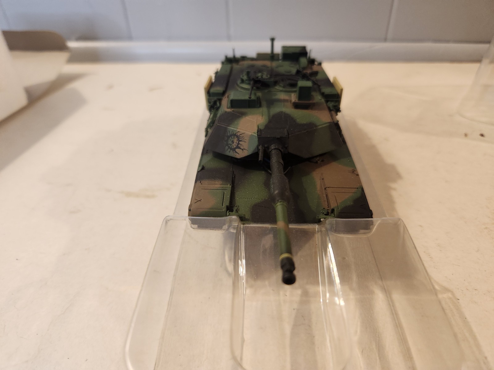 Abrams M1A1 Tank – Green Camo – Sword 1:55 Scale Diecast Model #SW1600-C New