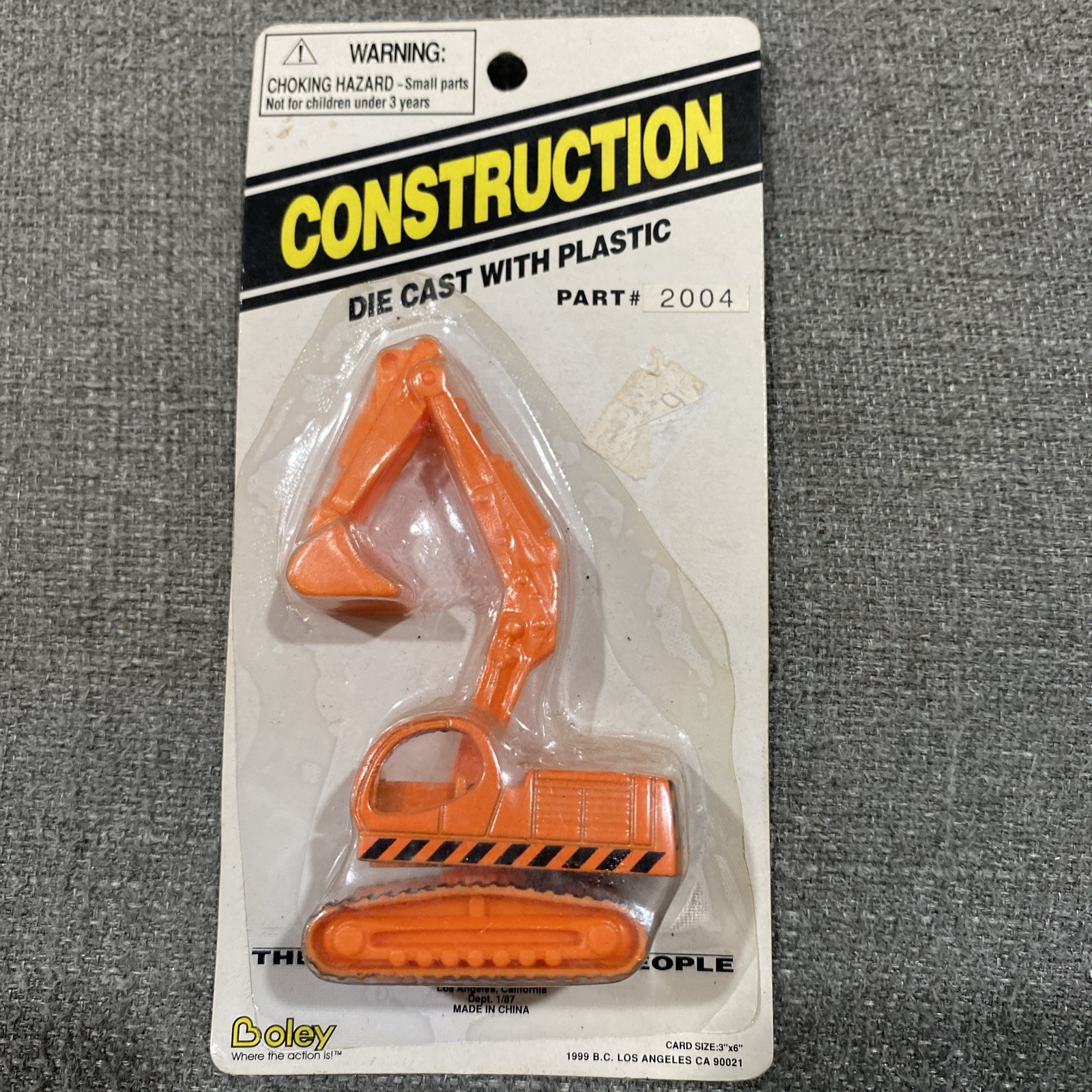 Boley 2004 Construction Excavator 1:87 Orange