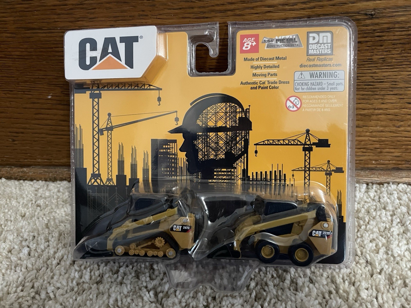 CAT CATERPILLAR 272D2 SKID STEER & 297D2 LOADER 1/64 BY DIECAST MASTERS