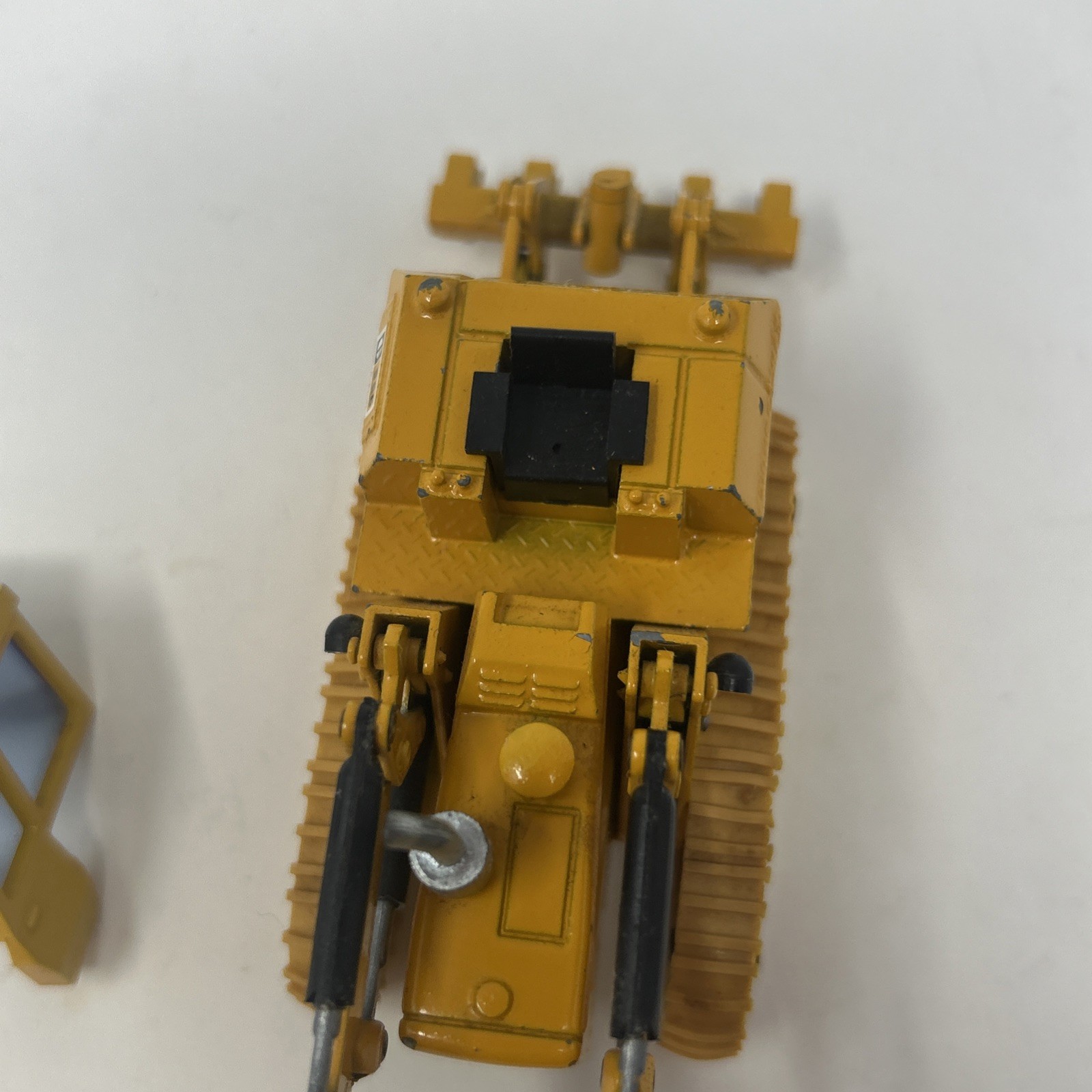 Vintage NZG Caterpillar 955 Dozer 1:50 Scale Diecast West Germany With Rake