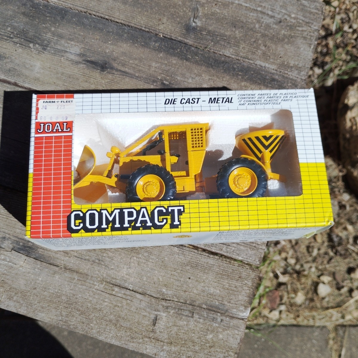 Joal CATERPILLAR Cat Snow Plough & Salt Spreader #229 Diecast Metal 1:43 w/ Box