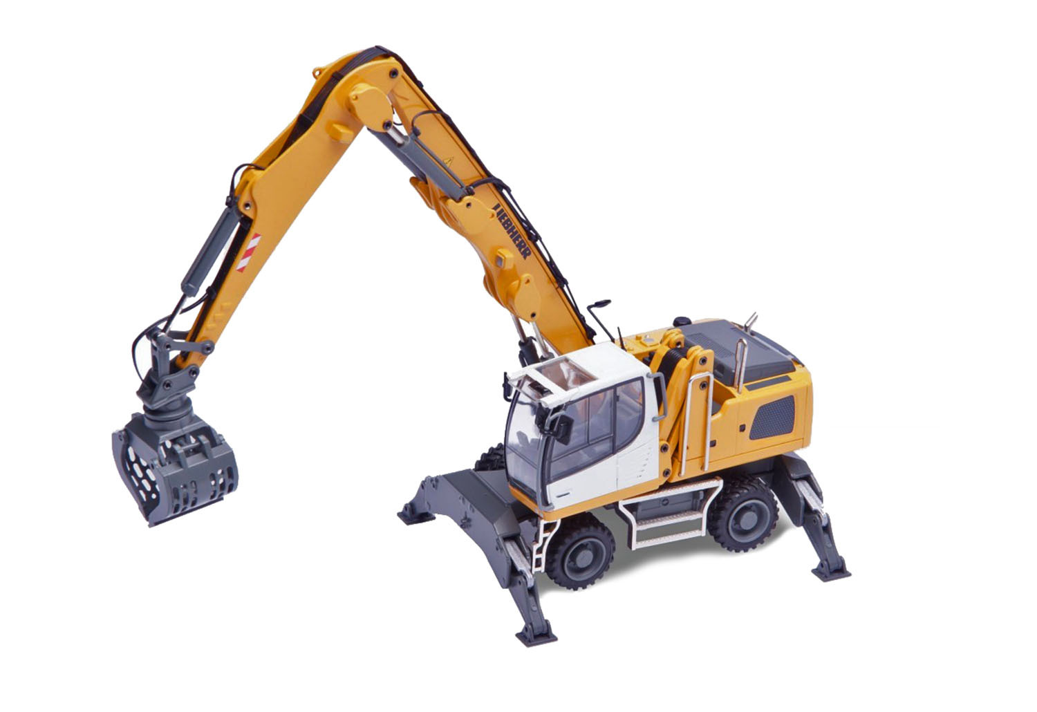 Conrad 2947 Liebherr LH24 Material Handler w/Concrete Shears – Yellow 1/50 MIB