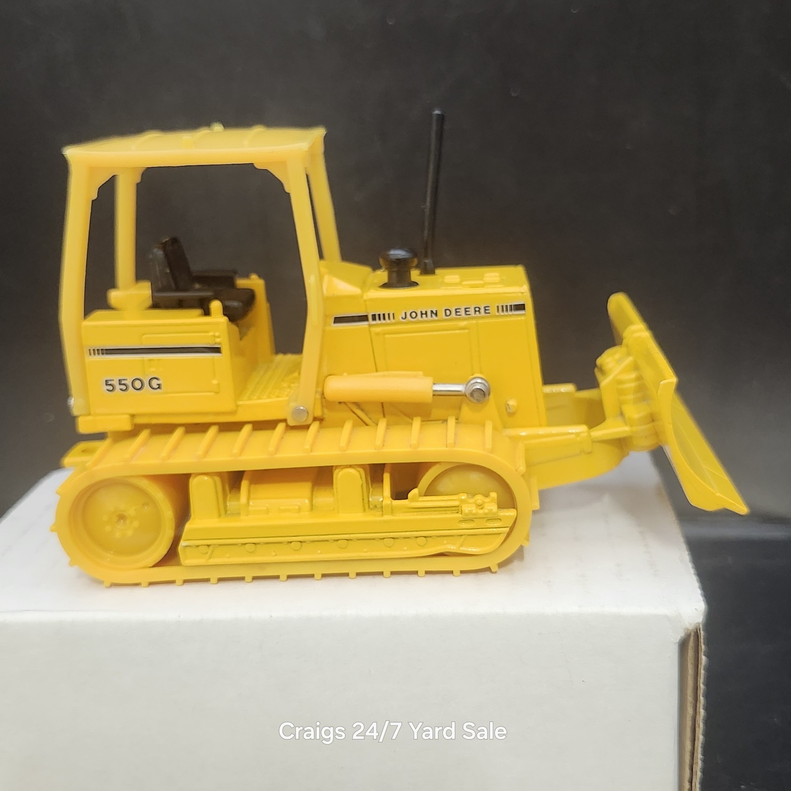 John Deere Bulldozer 550G ERTL 1/32 Near Mint 1990-1995 Vintage Yellow
