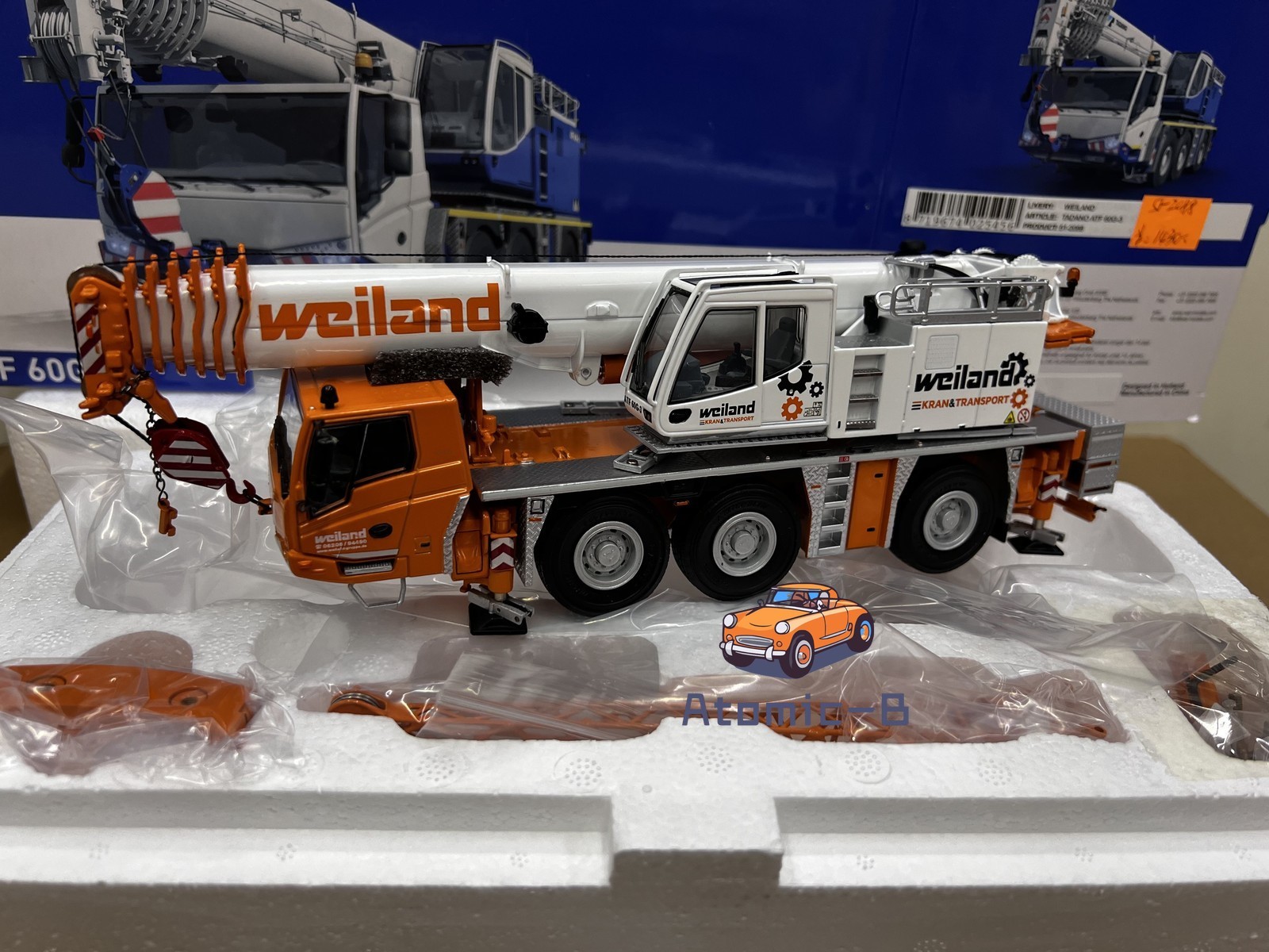WSI 1:50 TADANO ATF 60G-3 Crane Alloy Engineering Crane Model 51-2088