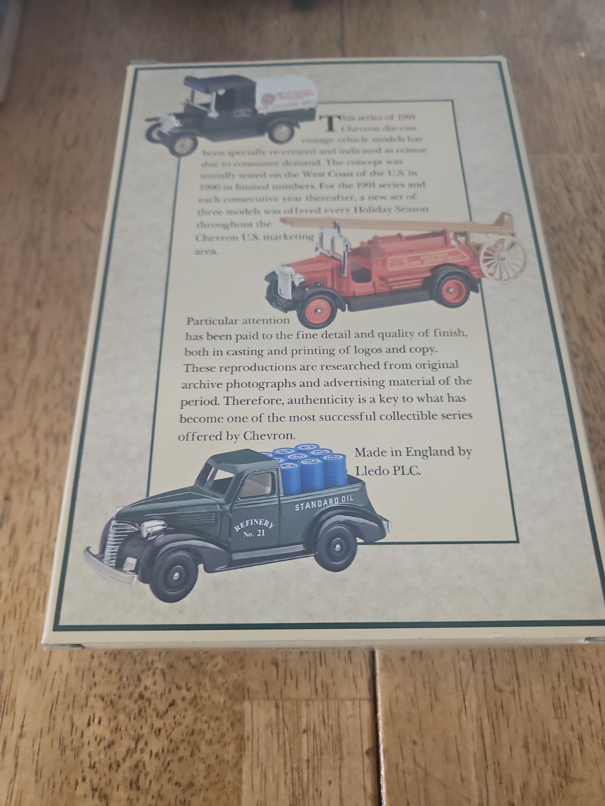 Chevron 1991 Commemorative Series Reissued 1998 3-Pack