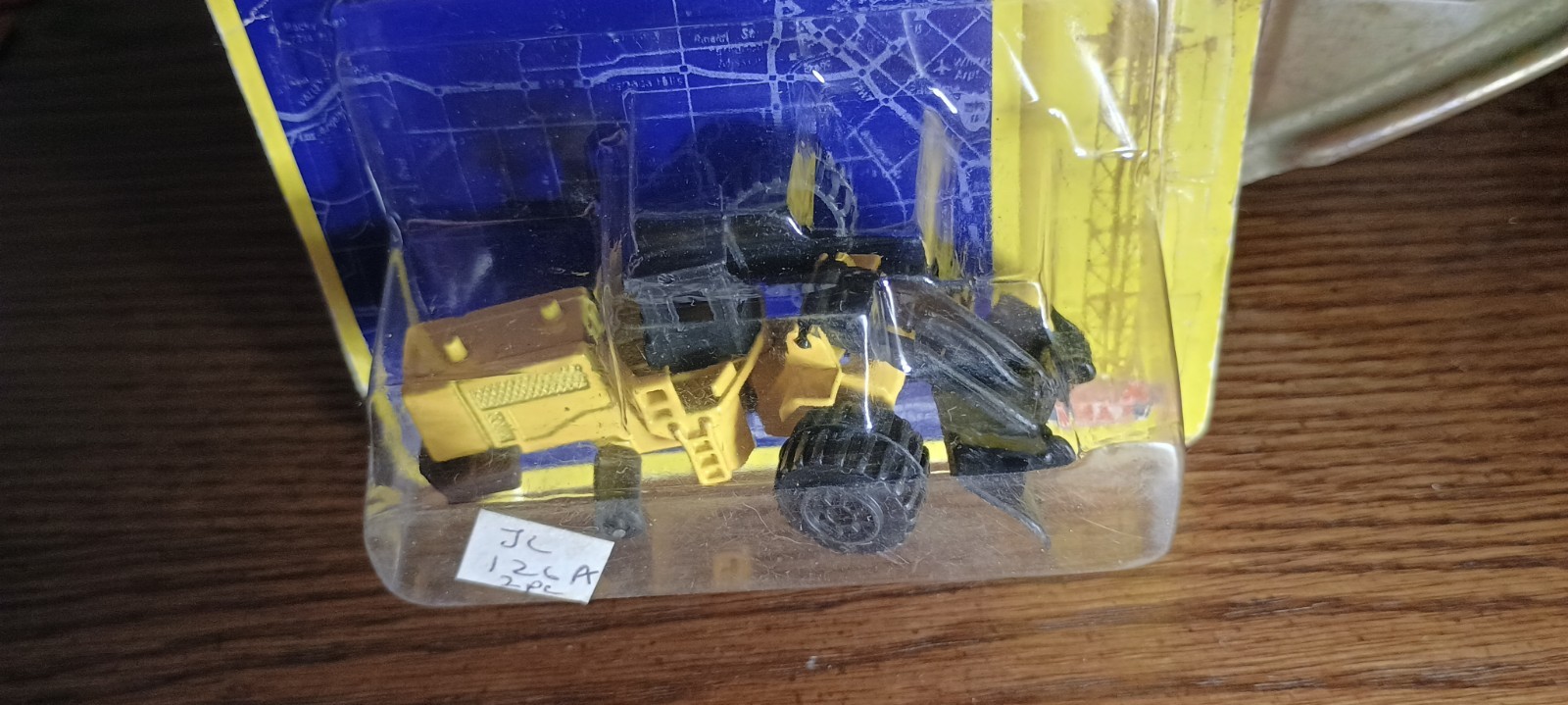 Vintage 1/64 Motor Max Construction Front Loader Red Box NIP Moving Parts