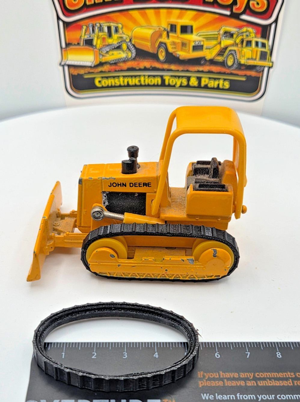 Replica Track Set Ertl #568 – John Deere 550G Crawler 1:64 – Black 3D TPU