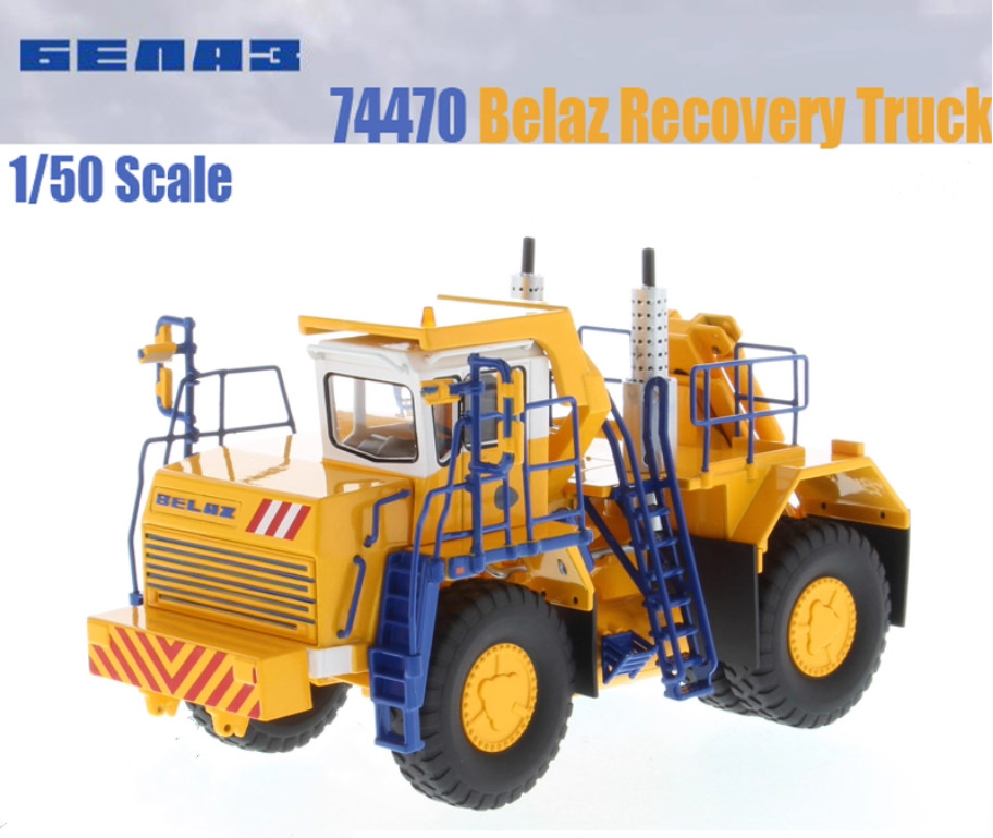 1:50 BELAZ Recovery Truck 35t Mine Rescue Construction Machine Diecast Model