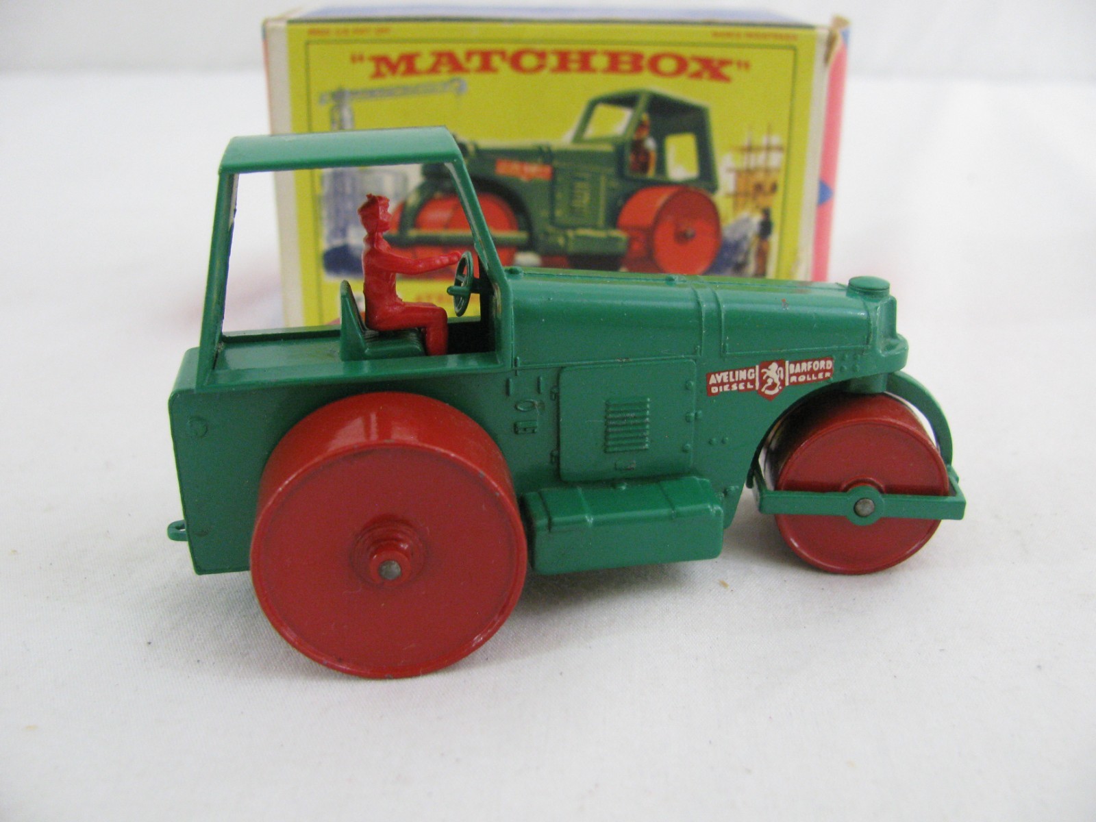 Lesney Matchbox King Size K-9 Aveling-Barford Road Roller w/ Box New Read!