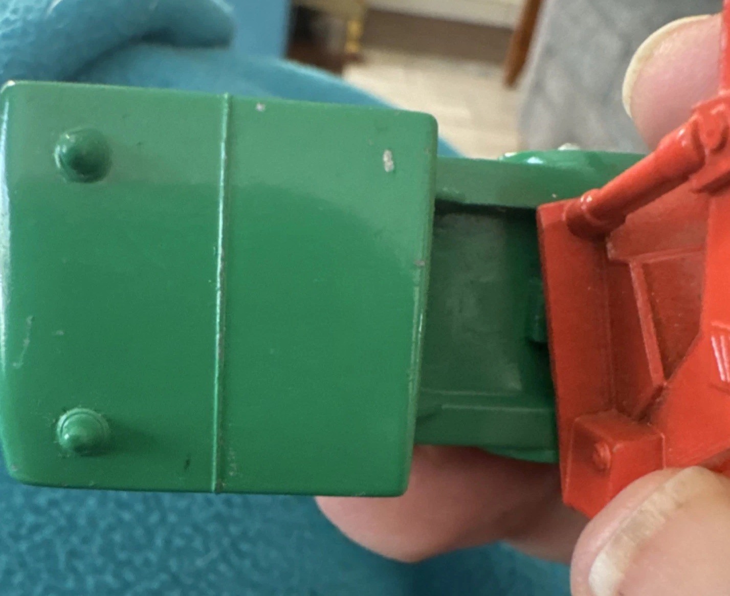 Vintage Lesney Matchbox Series #30 8-Wheel Crane Diecast Green/Red Truck