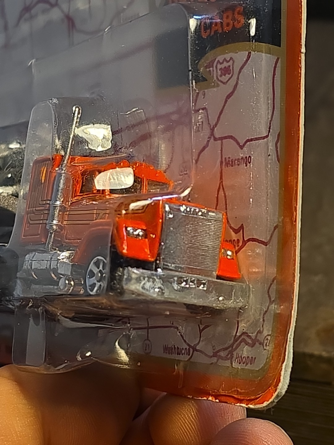 Vintage 1993 Road Champs HO Scale Die-Cast Kenworth Mack Log Truck New MOC 1:87