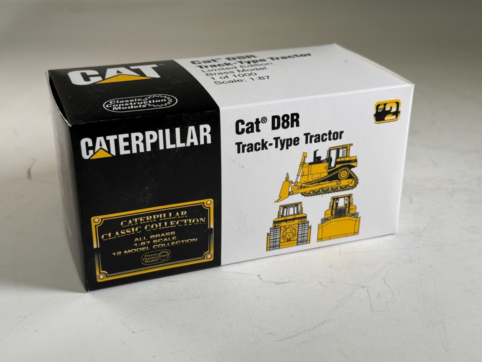 Classic Construction Models CCM Caterpillar Cat D8 Tractor Dozer Brass 1:87