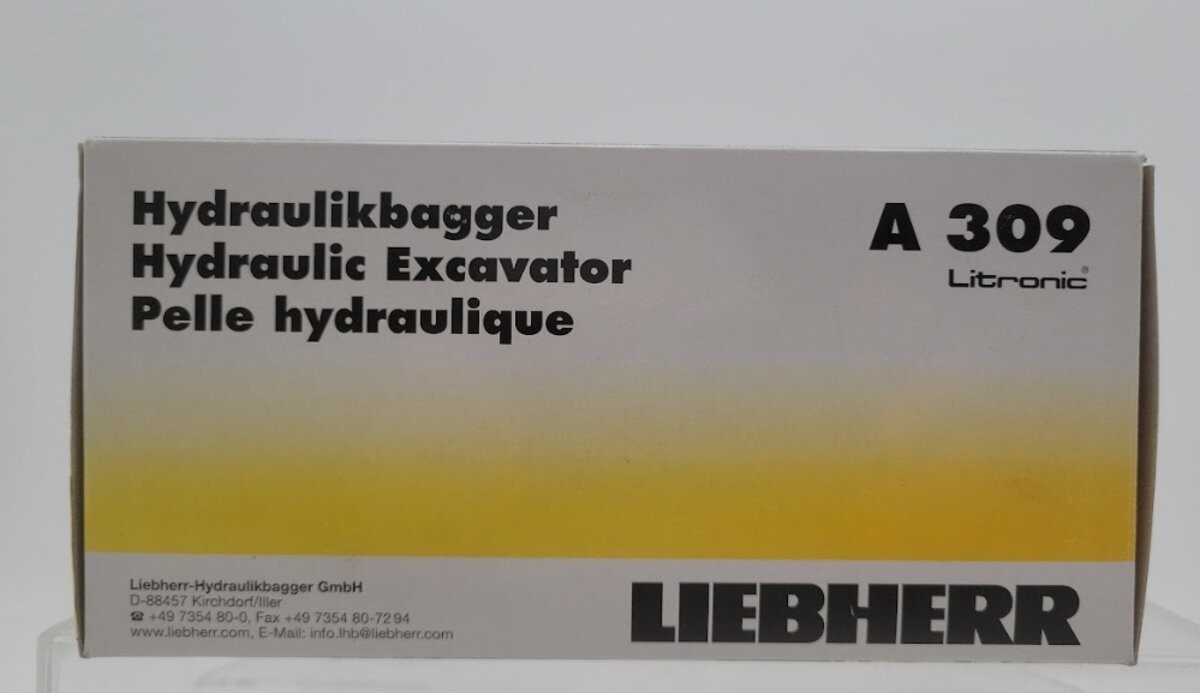 NZG 605 1:50 Scale Liebherr A 309 Litronic Wheeled Excavator Die Cast Metal