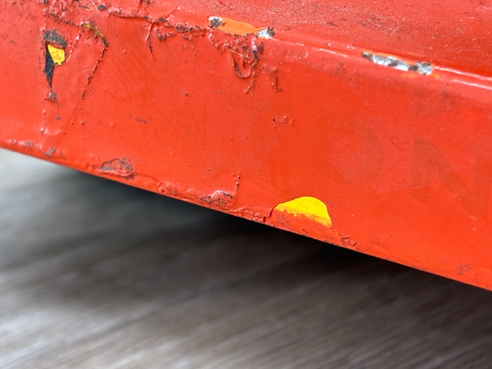 Vintage Tonka State Hi-Way Mobile Clam Crane Painted Orange Works Steel Toy 60s