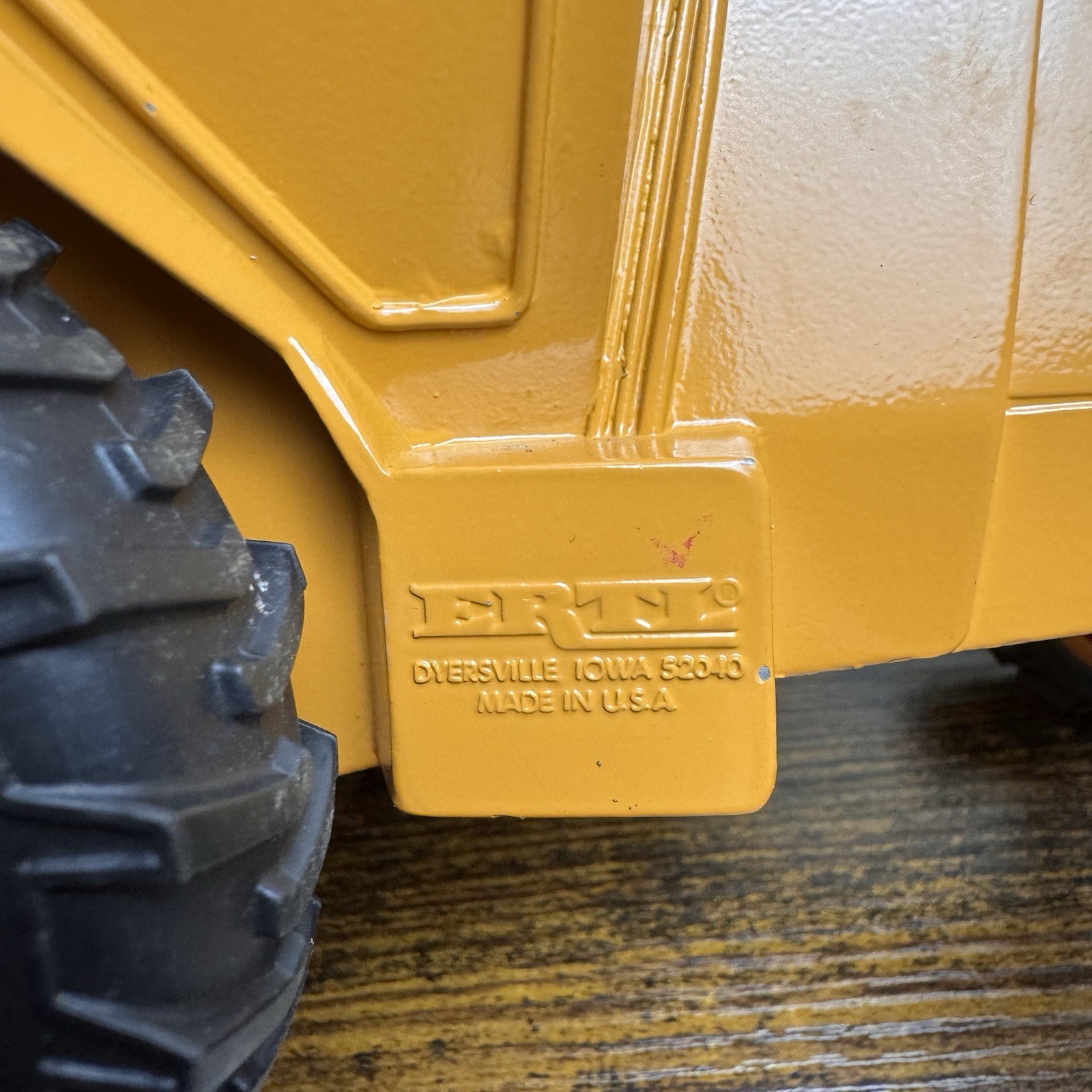 Case 580E Construction King Backhoe Loader Toy Ertl 1:16 Flaw Vintage 80s