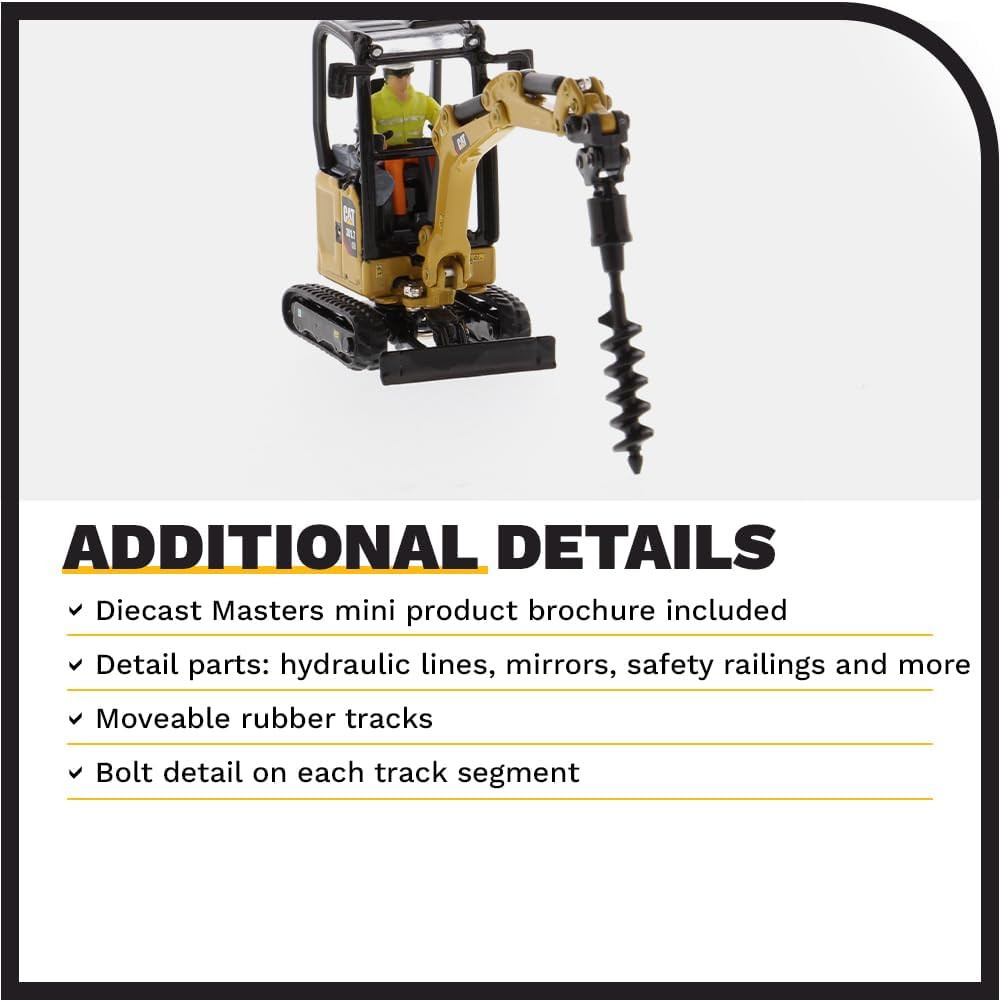 CAT Caterpillar 301.7 CR Next Generation Mini Hydraulic Excavator with Work Tool