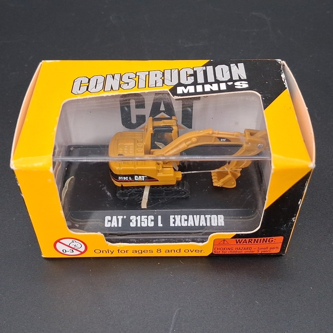 Lot of 2 Cat Construction Mini Caterpillar 315C L & D5G XL Tractor Diecast LN