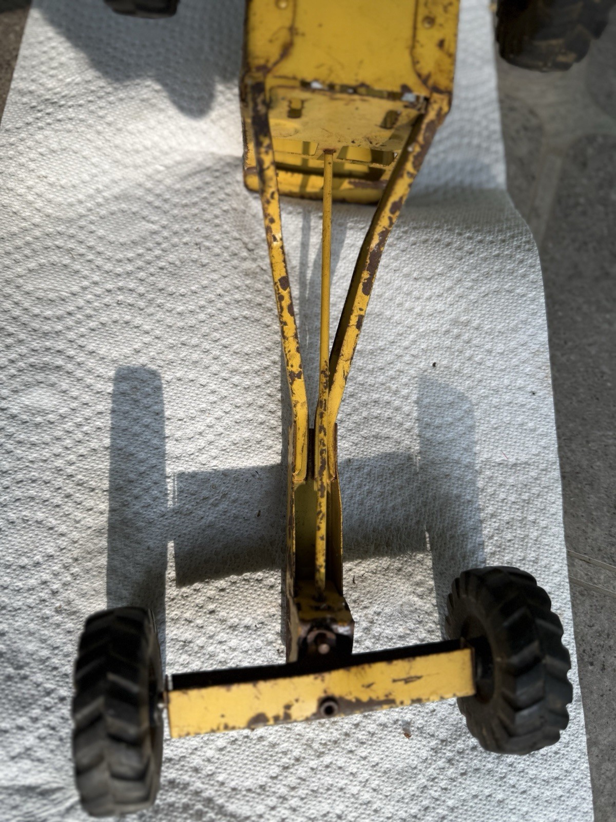 Vintage Tonka Road Grader 17 Inch Missing Grader