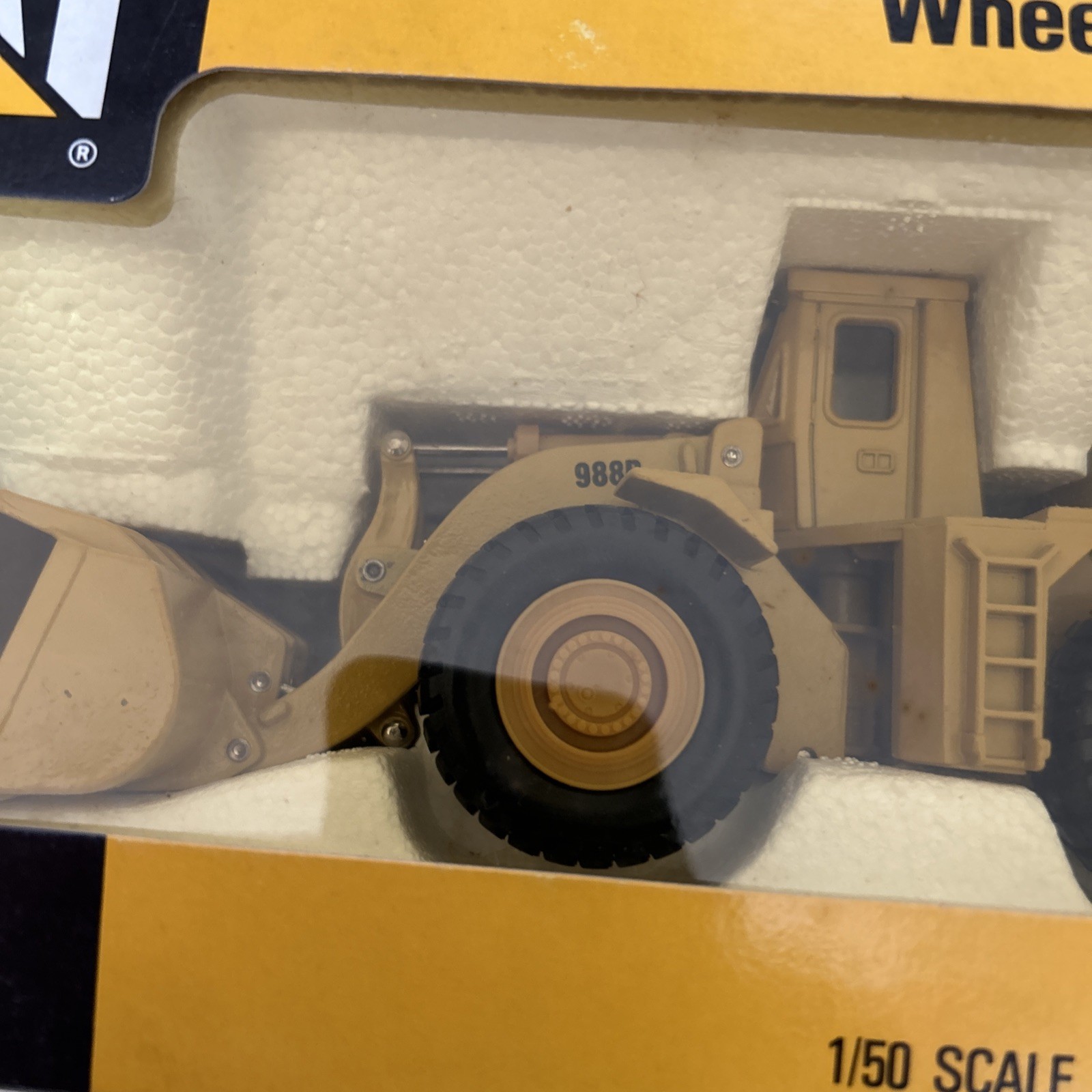 Ertl 2435 1:50 scale die-cast model of a Caterpillar 988B Wheel Loader. Box 4