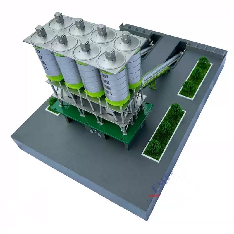 1:140 ZOOMLION HZS180S Mixing Station Construction Equipment Diecast Model