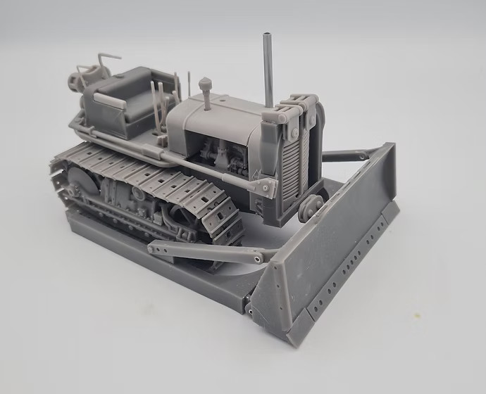 1/25 scale Allis Chalmers HD10 dozer with Garwood cable system Resin kit
