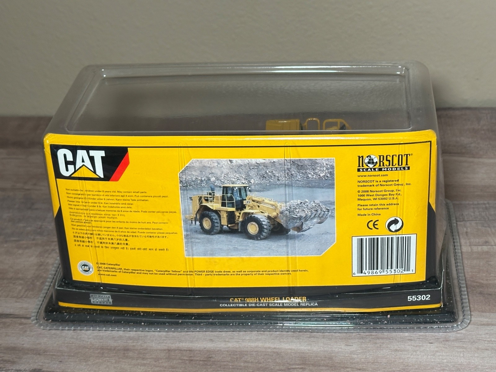 Norscot CAT 1:64 988H Wheel Loader Die Cast 55302