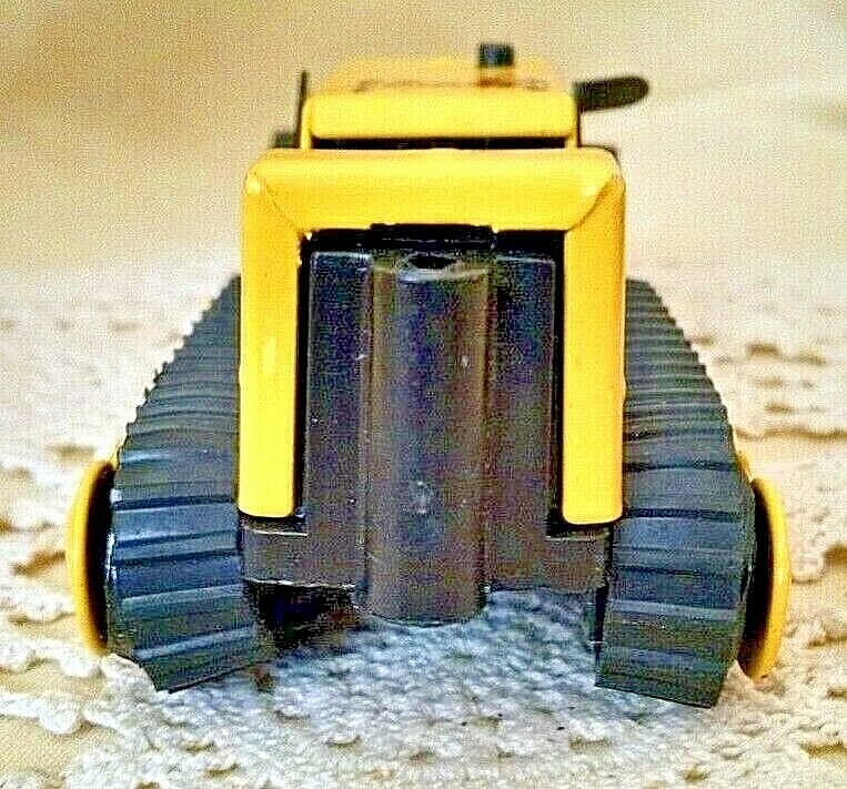 TONKA BULLDOZER RUBBER TREADS PLASTIC BUCKET METAL ARMS LOOSE PLAYED WITH.