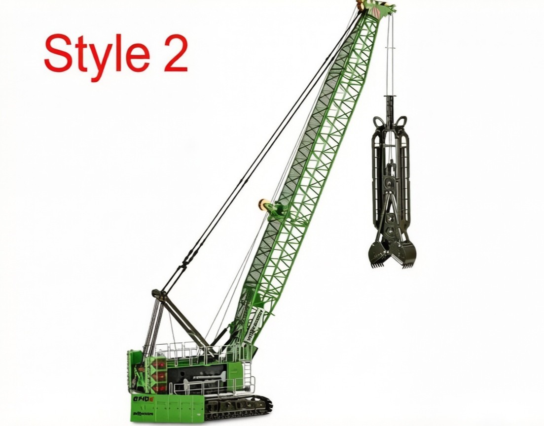 Sennebogen 6140E HD Crawler Crane Clamshell – Ros 1:50 Scale Model