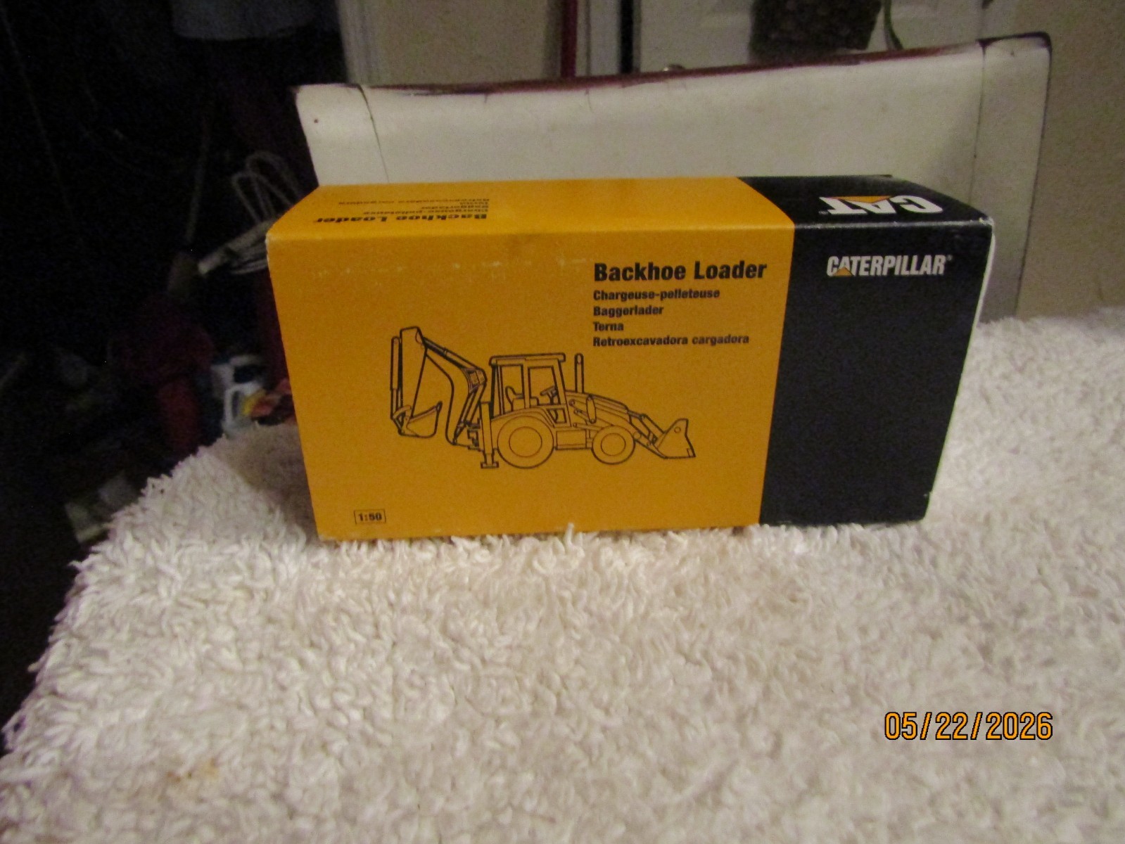 NZG Models 1:50 Cat 434 Backhoe Loader BOX & Packaging ONLY 444753