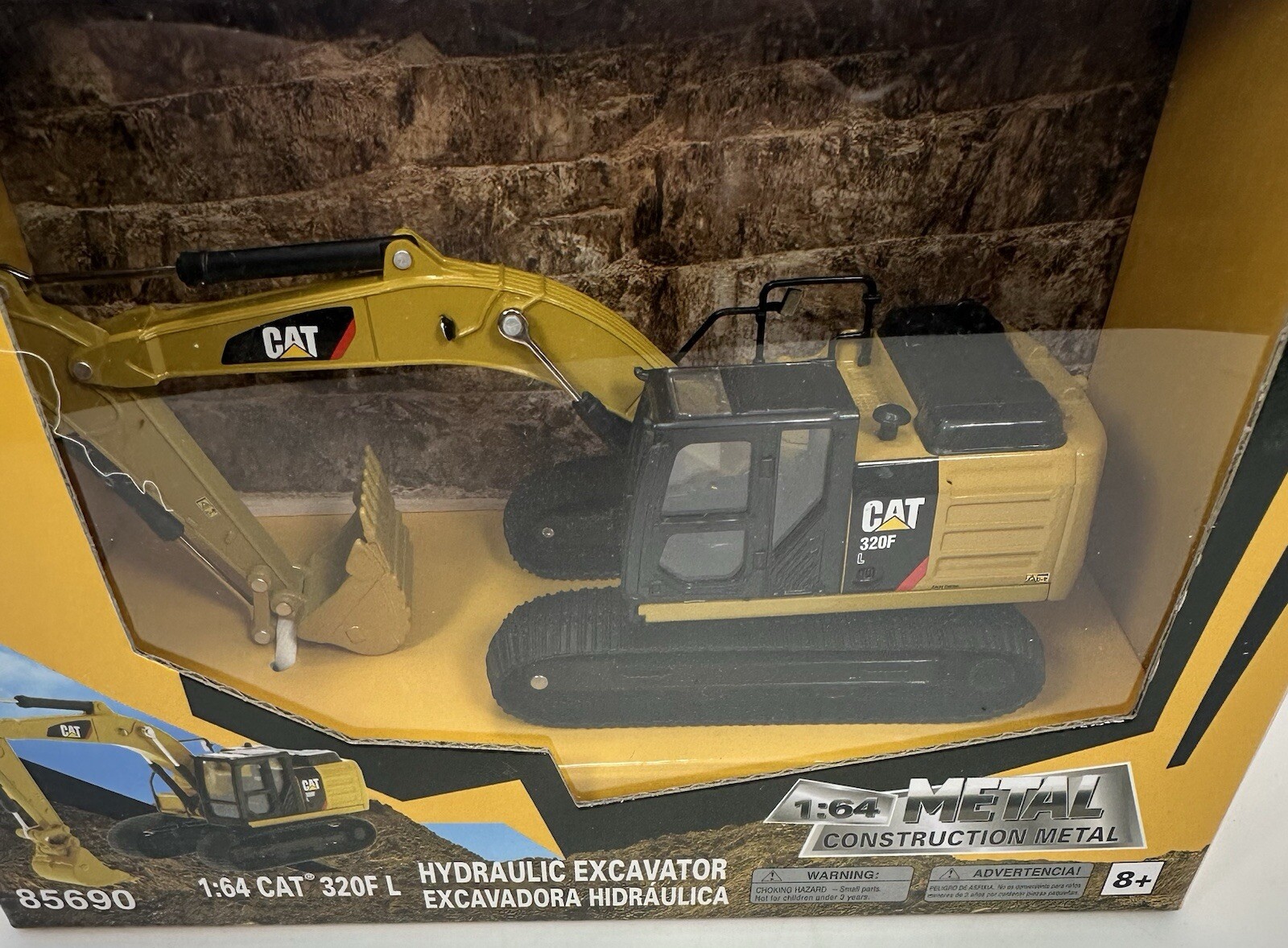 Diecast Masters 1/64 Scale CAT 320F L”HYDRAULIC EXCAVATOR”Metal Construction