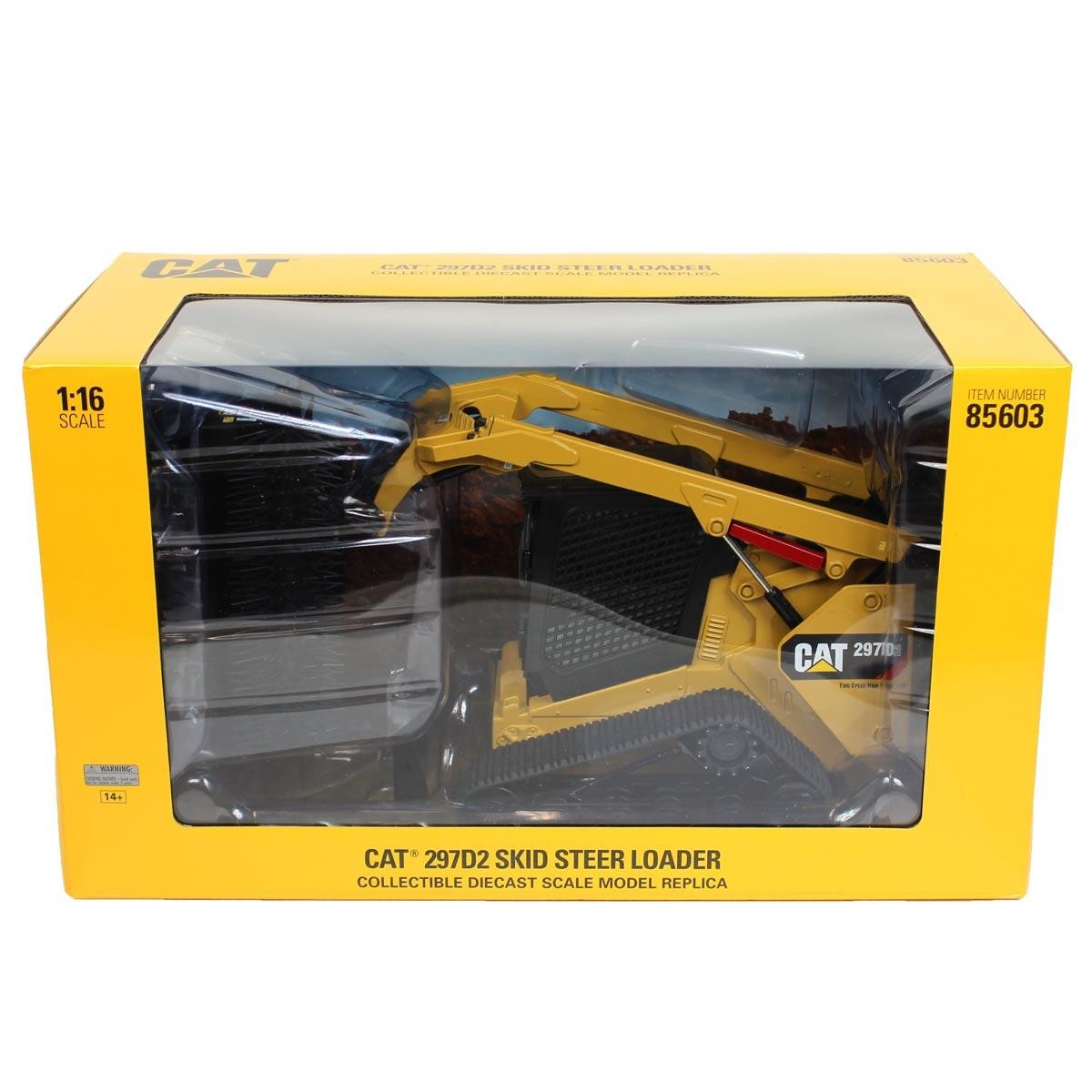 Diecast Masters 1/16 Caterpillar 297D2 Multi-Terrain Skid Loader 85603