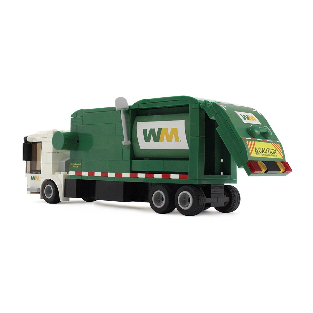 Waste Management Side Load Refuse Truck Block Set First Gear 90-0640