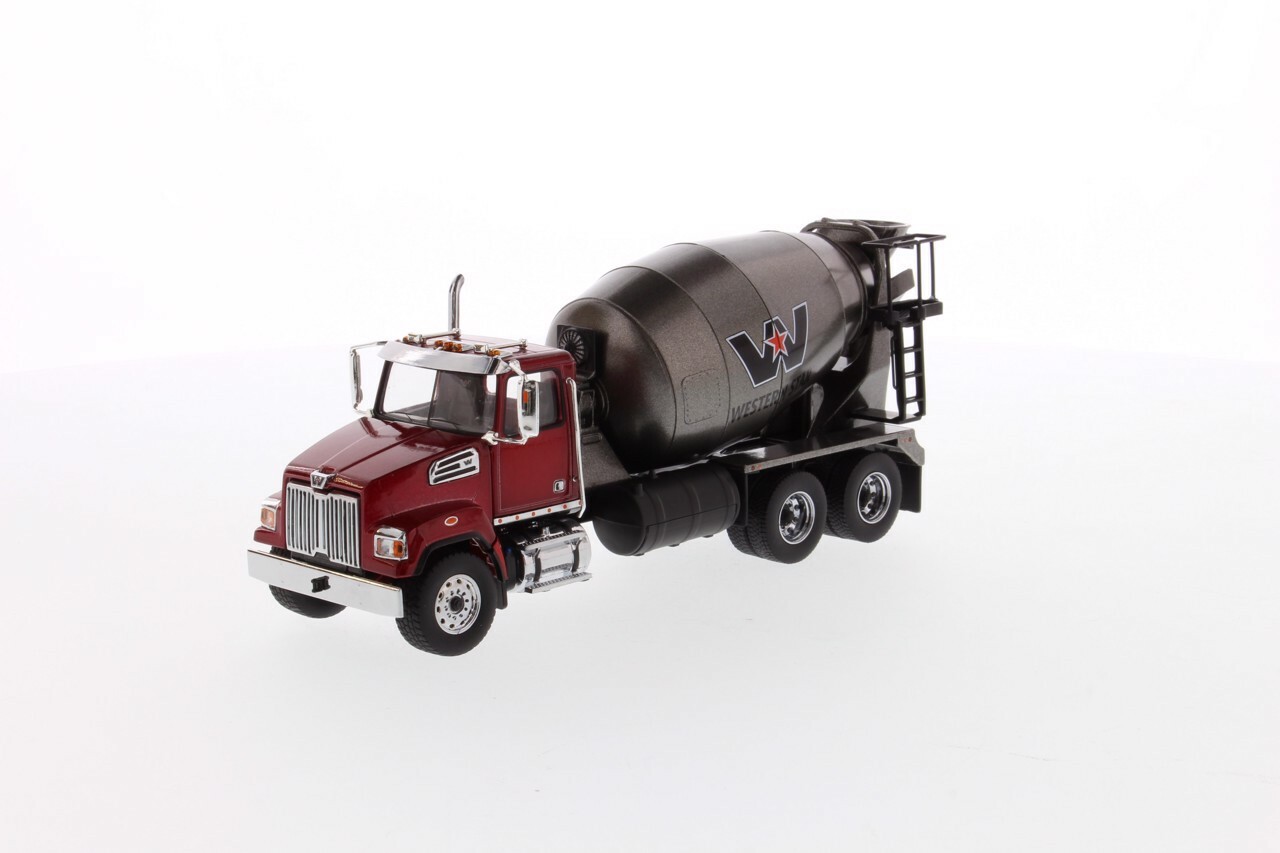 Diecast Masters 71033 Western Star 4700 Concrete Mixer – Red / Gray 1/50 MIB