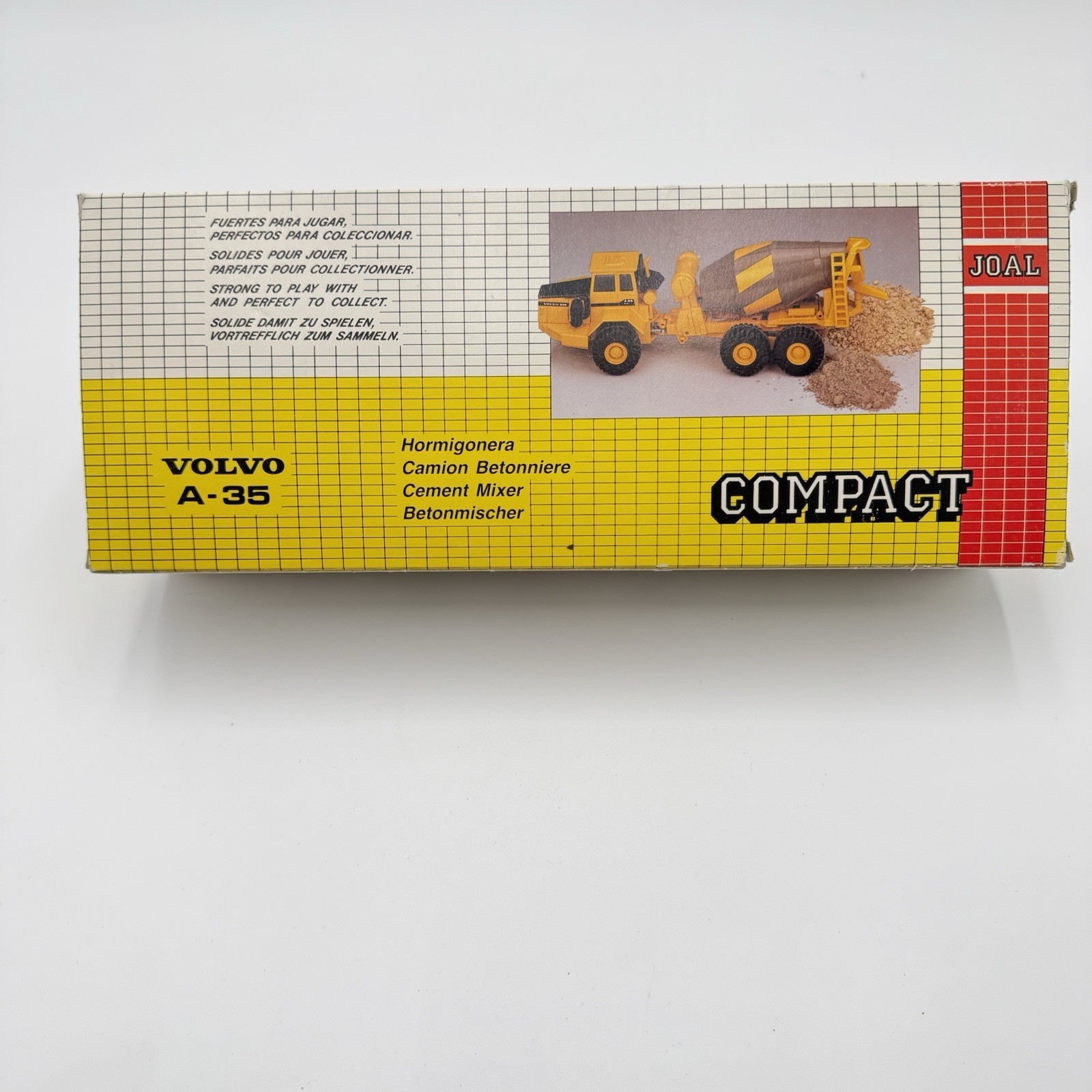 JOAL 167 1:50 SCALE VOLVO A35C CEMENT MIXER TRUCK BOXED NIB