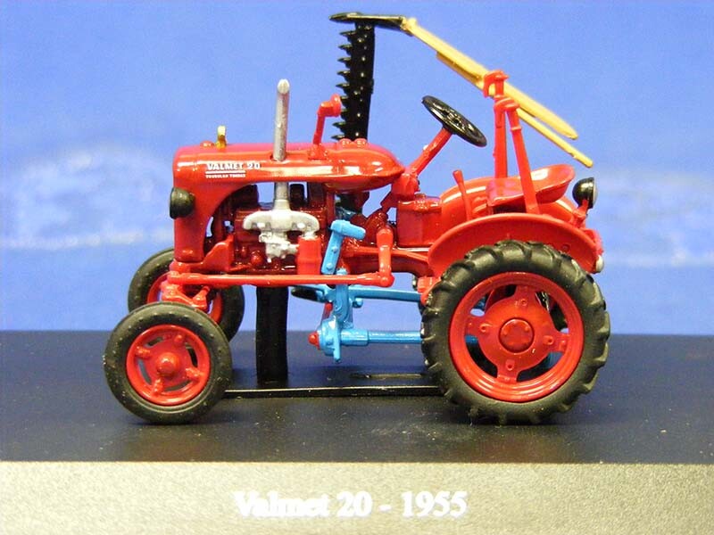 Universal Hobbies 6042 Valmet 20 Tractor 1955 w/Sickle Bar 1/43 High Detail MIB