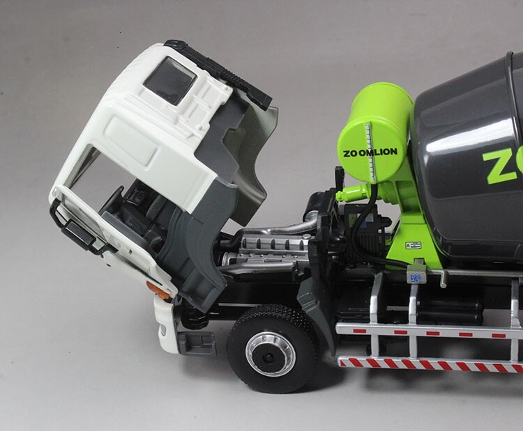 1:38 24CM ZOOMLION HINO700 10m³ Mixer Vehicle Diecast Truck Model Collection
