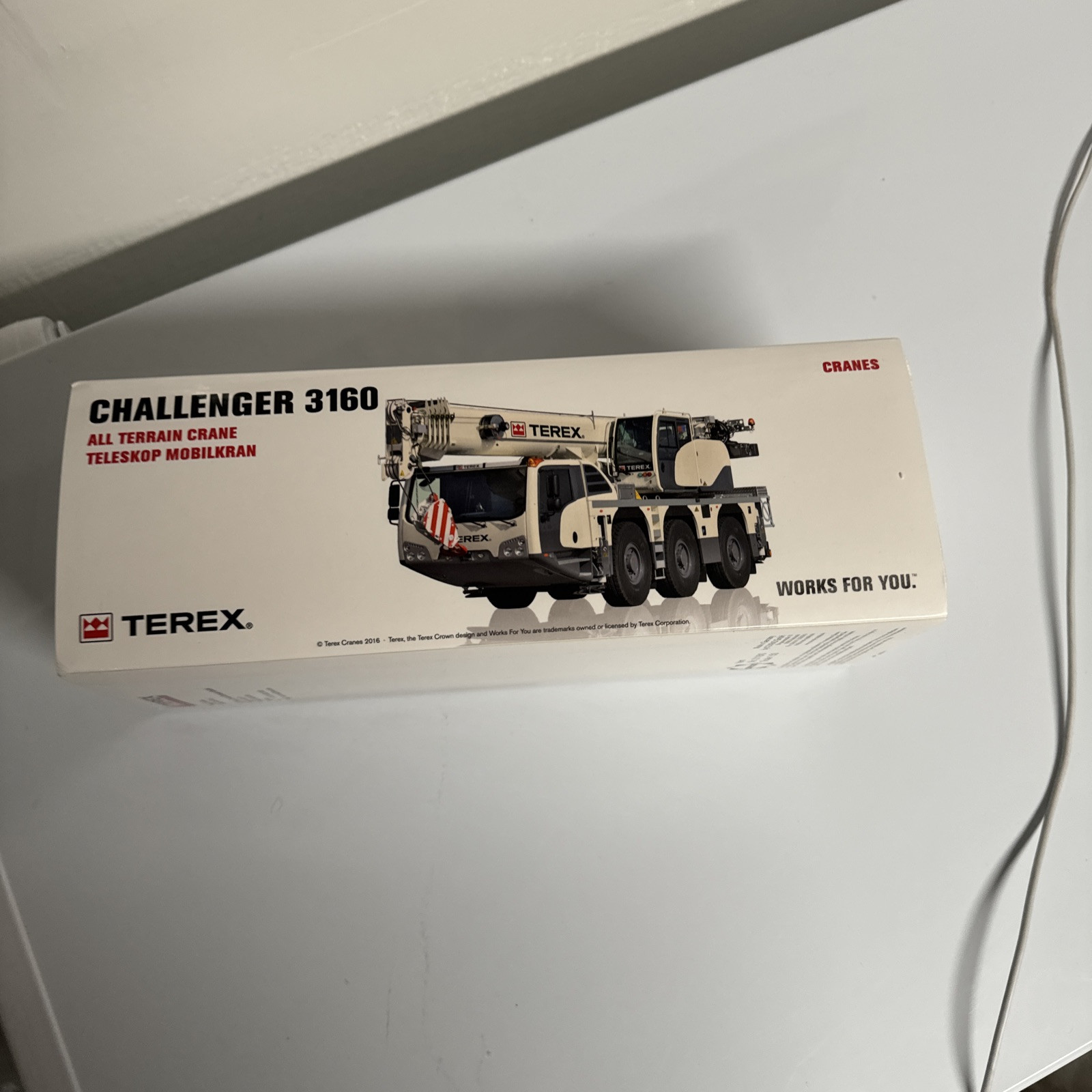 CONRAD 1/50 SCALE #2116 TEREX CHALLENGER 3160 ALL TERRAIN CRANE! APPEARS UNUSED!