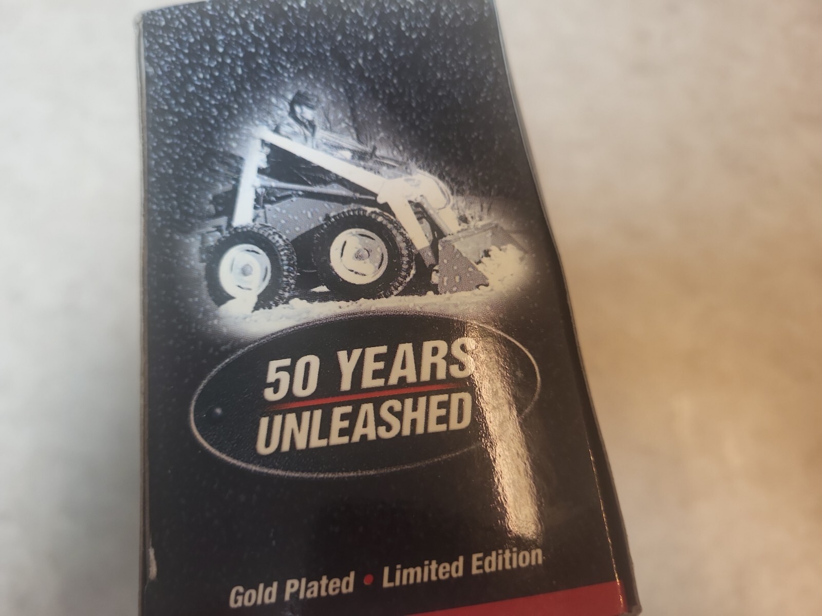 Die cast 1:25 Bobcat Ltd Edition M400 skid loader, GOLD 50th Anniv!