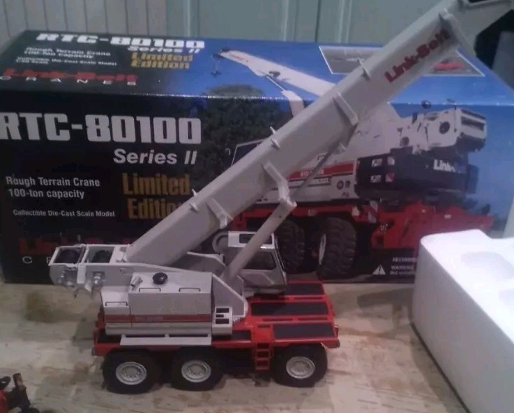 🏗️ RARE Gru NZG RTC 80100 Link Belt 1:50 Series II Limited | RARE Crane