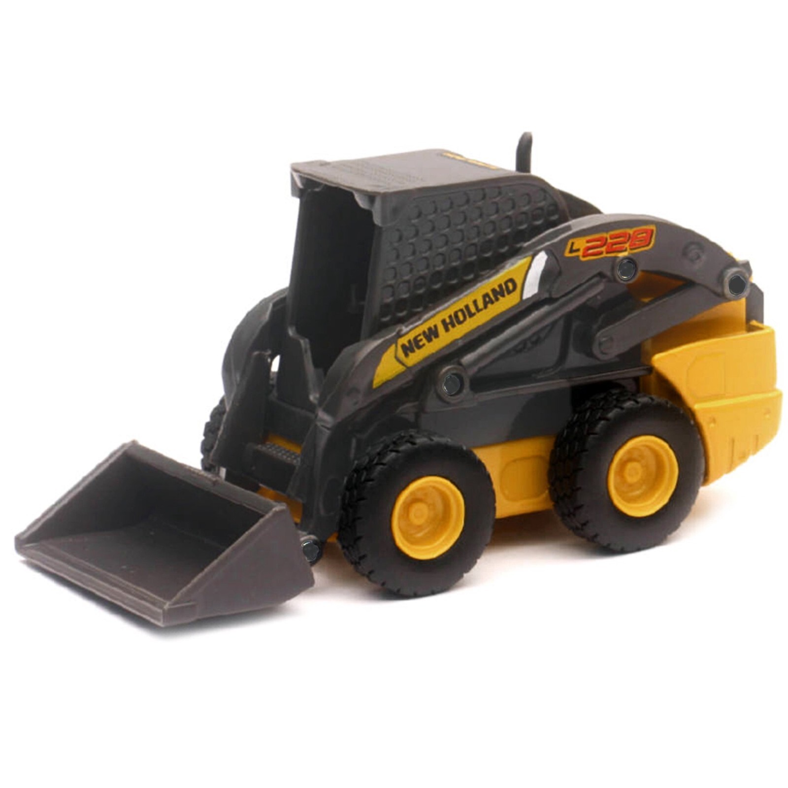 4 Inch New Holland L228 Skid Steer Loader 1/36 Scale Diecast & Plastic Model