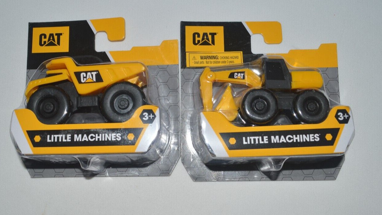 CAT CATERPILLAR LITTLE MACHINES – DUMP TRUCK & EXCAVATOR