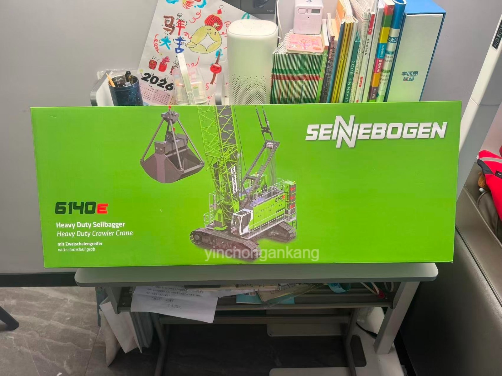 Sennebogen 6140E HD Crawler Crane Clamshell – Ros 1:50 Scale Model