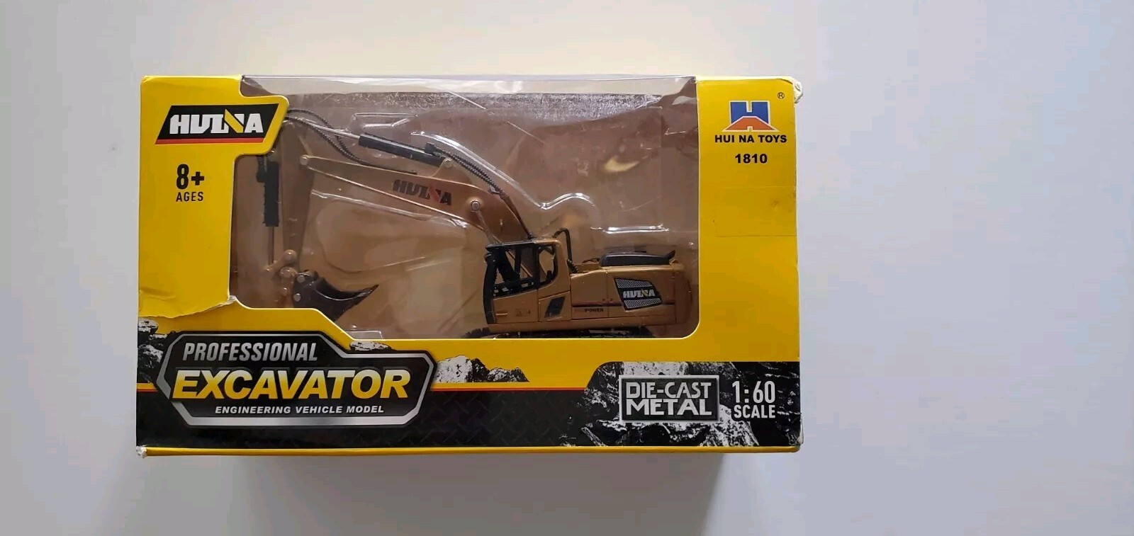 Hui Na Toys Professional 1:60 Diecast Excavator New In Box